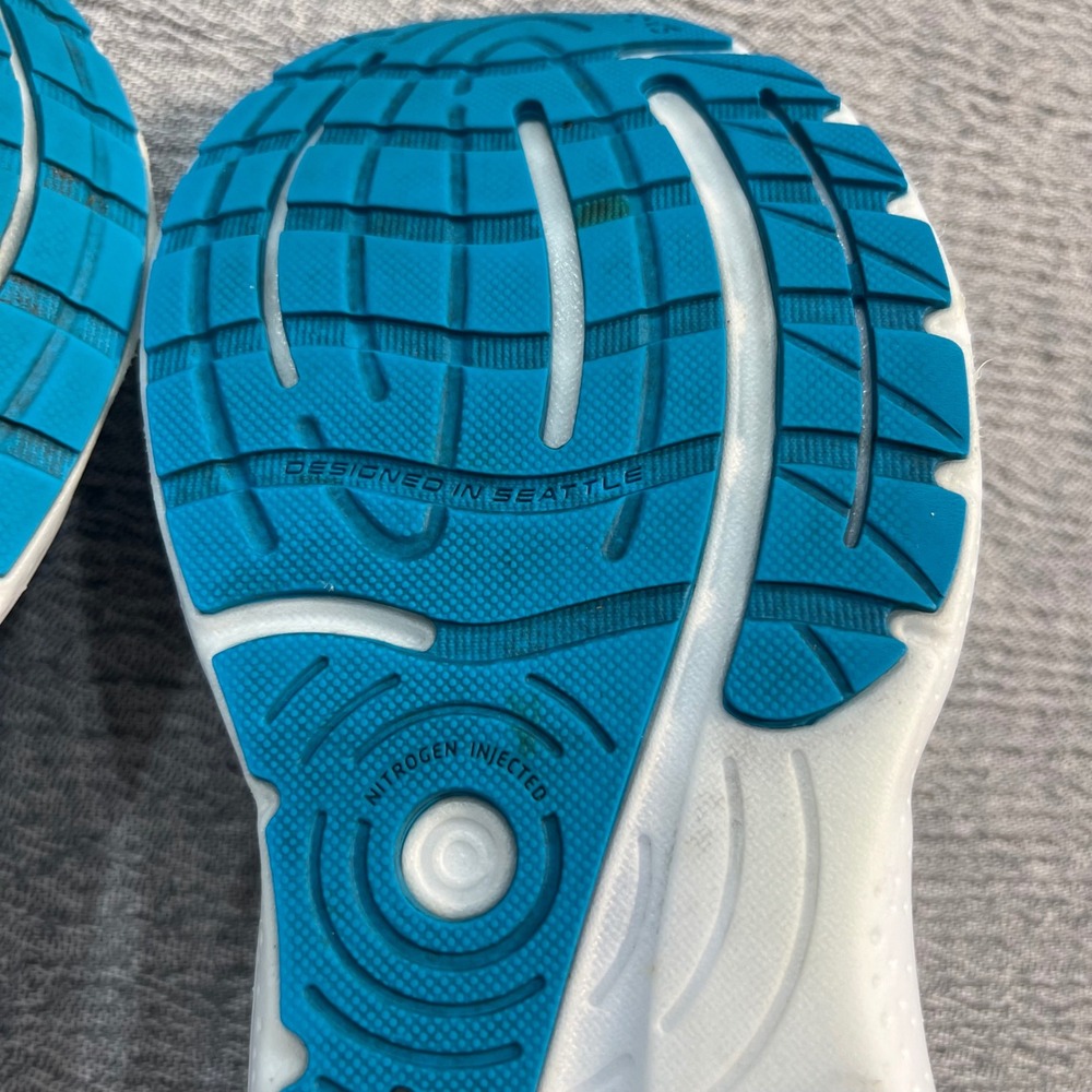Brooks Glycerin GTS 20 Athletic Running Shoes Womens 10.5 Blue Comfort Sneakers - Picture 9 of 16
